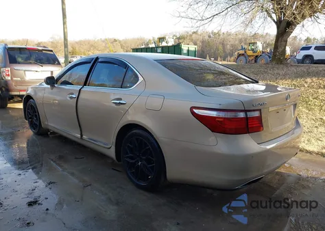 2007 Lexus Ls 460 из США, поврежденный, VIN JTHBL46F875001847